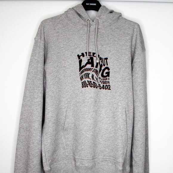 BNWT AW21 HELMUT LANG WARP HOODIE XL - Picture 2 of 13